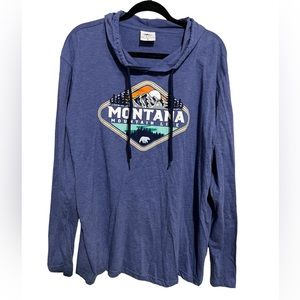 Montana Life Long Sleeve Hooded Shirt